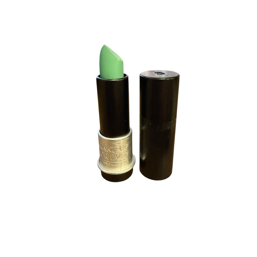 Make Up For Ever Lipstick Womens 3.5g Green‎ Artist Rouge Creme C601 Peacock
